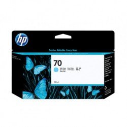 Cartouche d'encre HP N°70 Light Cyan